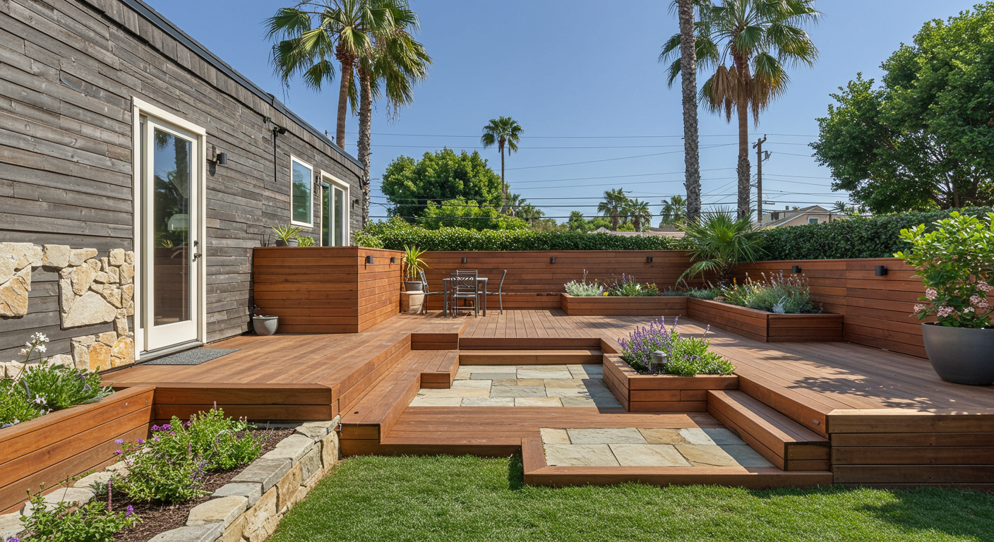 Multi-Level Deck Design in Burbank