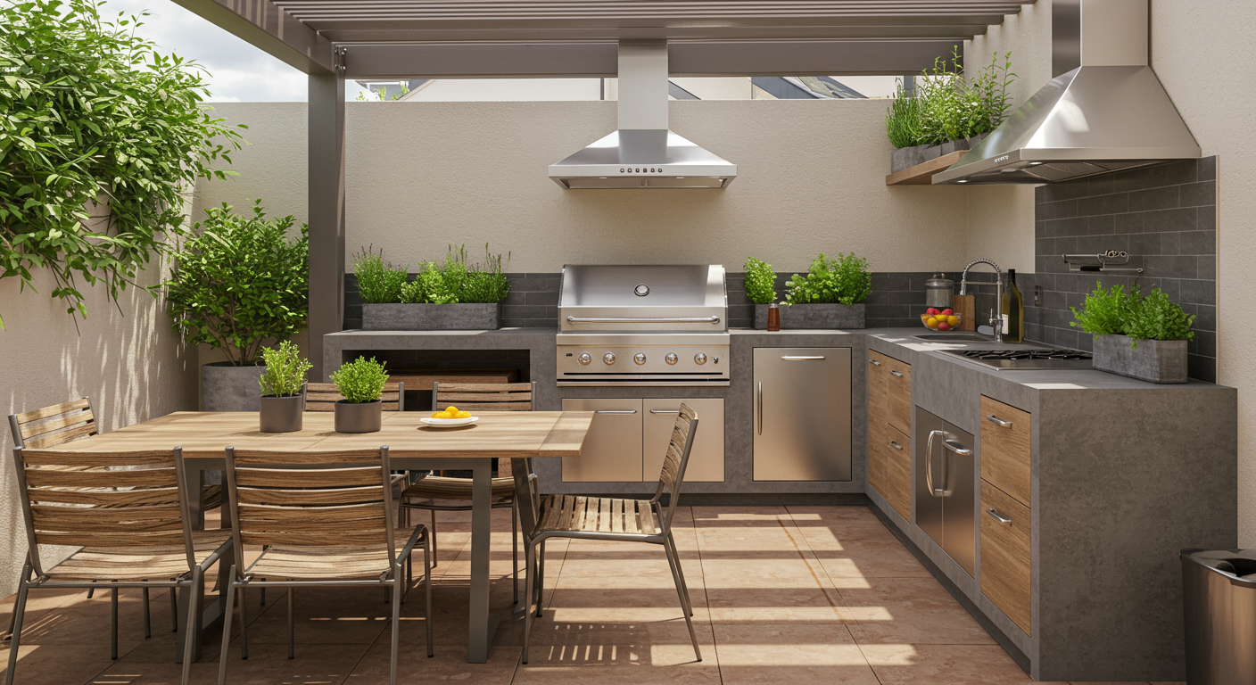 Outdoor Kitchen Setup