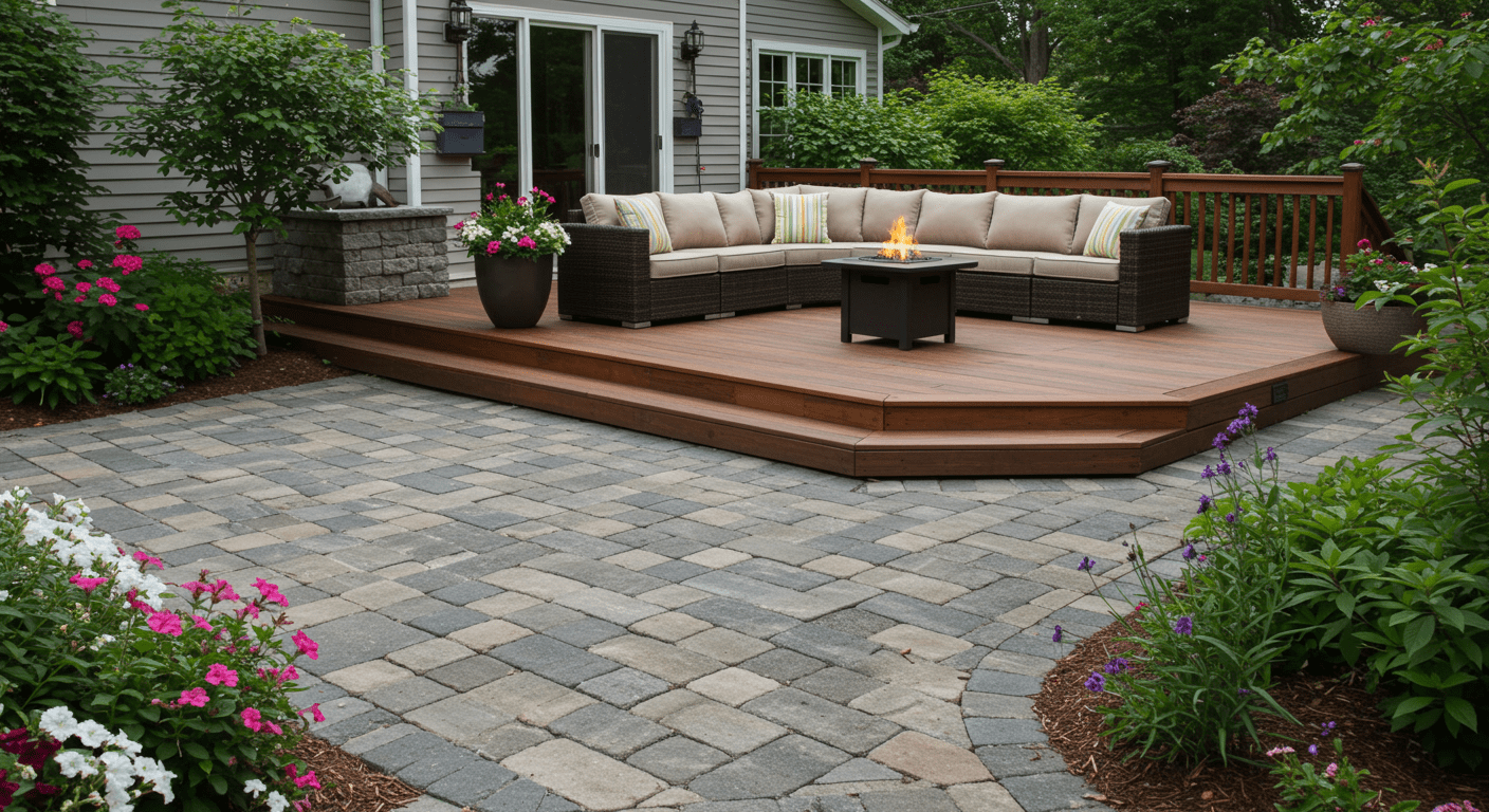 Elegant Outdoor Living Space