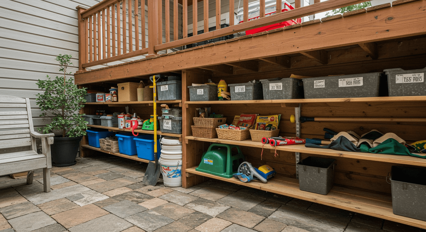Functional Under-Deck Storage